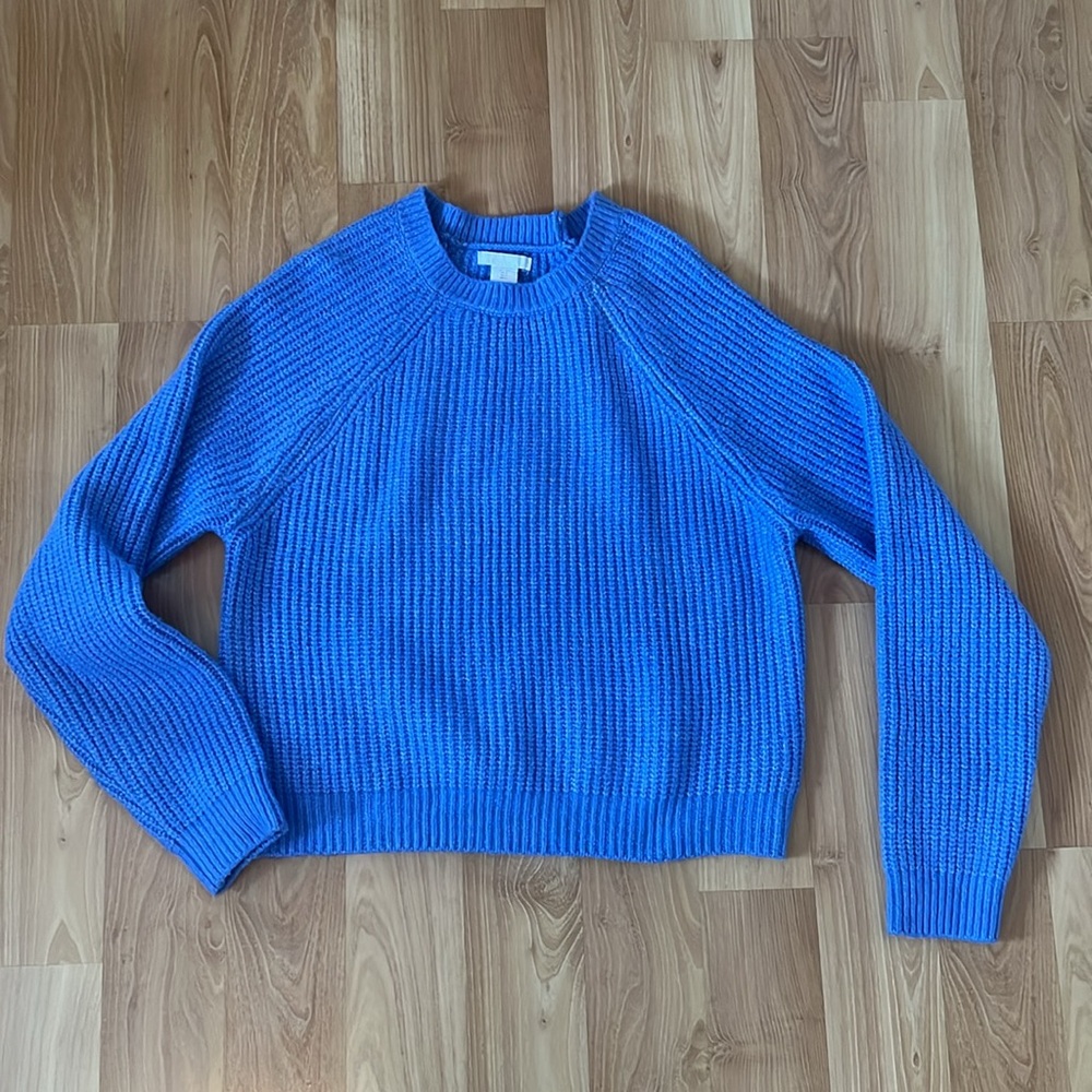 Blue Knit Sweater